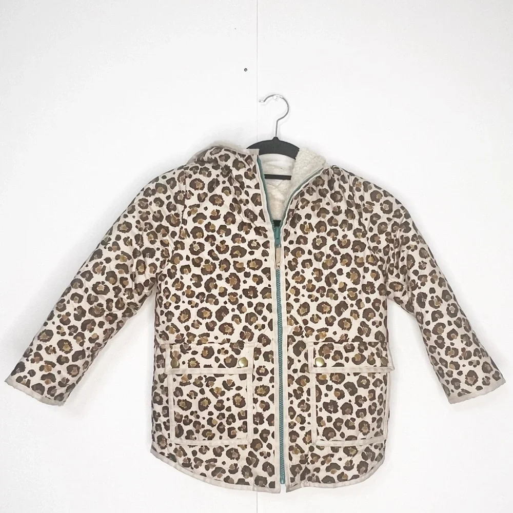 Crewcuts Leopard Hooded‎ Jacket
